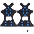 thumbnail image 2 of Sentmoon Crampons de Glace pour Chaussures Crampons de Neige pour Chaussures Extérieur Crampons à 10 Dents Neige Non - Couvre-Chaussures Glace et Neige Résistant à l'Usure - Crampons de Neige pour Chaussures, 2 of 2