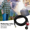 thumbnail image 1 of Propane Regulator 0-20 PSI High Pressure Adjustable Propane Regulator with QCC-1 Type Hose U.S. Propane Tanks Gas Burner Cooker Turkey Fryer Replacement Parts, 1 of 7