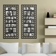 Mainstays Quatrefoil 17Opening Collage Frame, Black