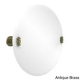 thumbnail image 3 of Frameless Round Tilt Mirror with Beveled Edge in Polished Chrome, 3 of 5