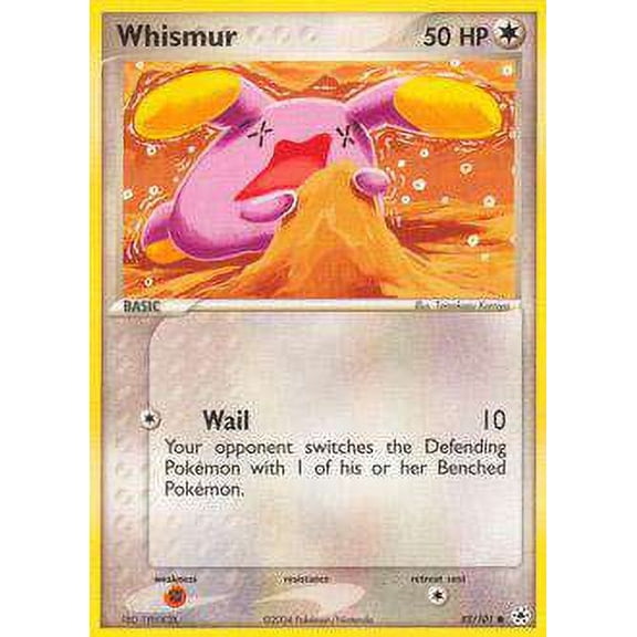 Pokemon Hidden Legends Common Whismur #82