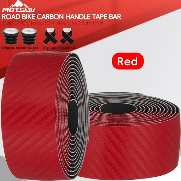 MOTSUV Road Cycling Handle Belt Bike Bicycle Cork Sport Handlebar Bandage Wrap Bent Bar EVA Tape 2 Bar Plug Bicycle Accessories