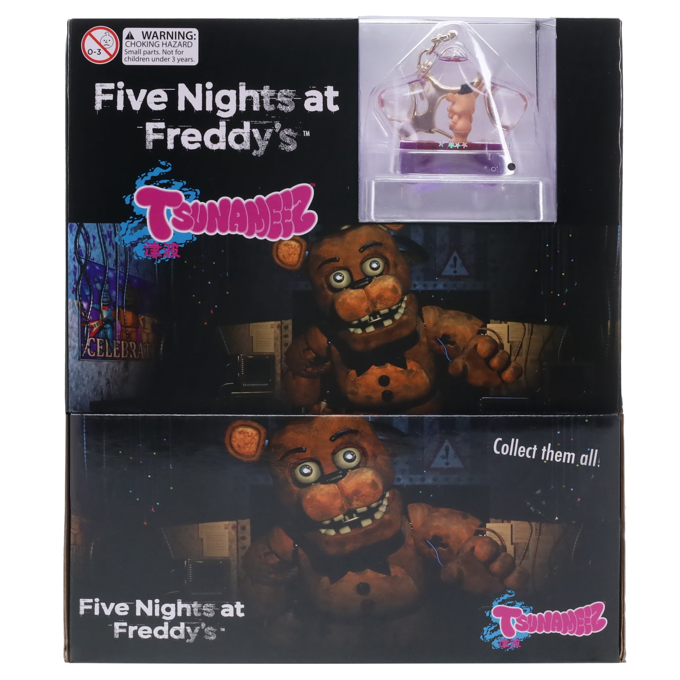Tsunameez Five Nights at Freddy's Blind Bag Keychain – Mystery 2" Liquid-Filled FNAF Figure Collectible (Styles Vary)