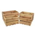 thumbnail image 2 of Cheungs Home Decor Set Of 4 Wooden Storage Crates, 2 of 4