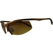 Angle View: Solar Bat AL XZ Polarized Sunglasses, Amber