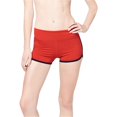 thumbnail image 1 of Aeropostale Dolphin Athletic - Pantalones cortos de entrenamiento para mujer, color rojo, extra pequeño, 1 of 2