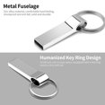 thumbnail image 4 of Mistaha 32GB USB2.0 Metal U Disk USB Flash Driver Portable Shockproof Anti-fall U Disk with, 4 of 5