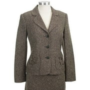 George - Women's Herringbone Tweed Applique Blazer