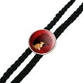 thumbnail image 2 of Little Kitten Lion Roar Western Southwest Cowboy Necktie Bow Bolo Tie, 2 of 3