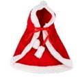 thumbnail image 2 of Cat Dog Christmas Outfit Pet Costume Cape,Santa Christmas Cat Clothes Cloak with Xmas Hat,Soft and Cute Elk Style Apparel for Cats and Puppy,Funny Christmas Pet Dress Up, 2 of 6