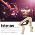 thumbnail image 3 of Guitarra, abrazadera de afinación de guitarra, abrazadera kapo de guitarra, accesorios para instrumentos musicales, 3 of 5