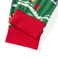 thumbnail image 7 of Inevnen Christmas Family Pajamas Matching Set, Tree Print Long Sleeve Tops with Pants Sleepwear, 7 of 7