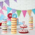thumbnail image 4 of Donut Stand Acrylic 4 Pack, Clear Bagel Holder Stand, Donut Tower Stand, Donut Display Stand for Dessert Table, Doughnut Holder for Birthday, Wedding, Baby Shower, Christmas, Party, 4 of 7
