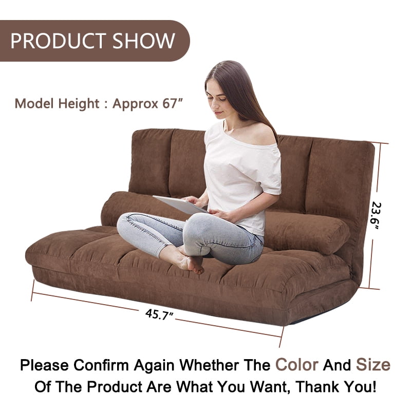 Auchen folding floor sofa adjustable floor couch and sofa for living room and bedroom sale