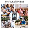 thumbnail image 6 of Honeii Flower Crown White Horse print basktball shirt for men and women, Unisex basketball jersey for Theme party-XX-Large, 6 of 6