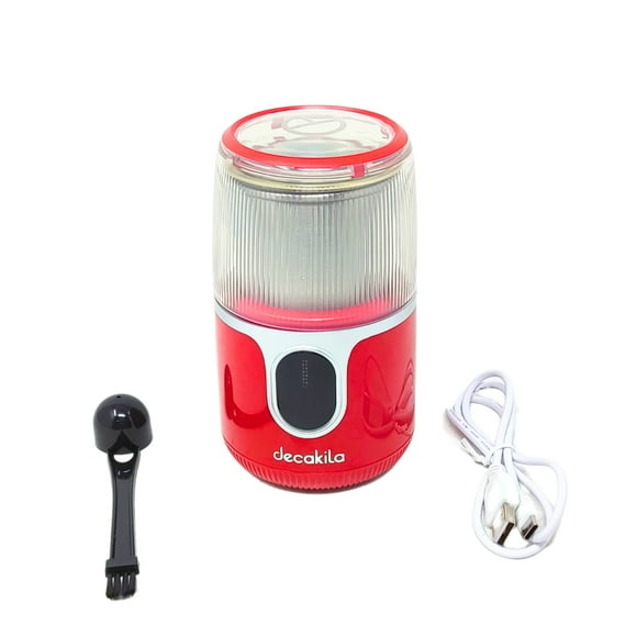Molino Electrico Rojo DECAKILA 40g Hoja Acero Inoxidable