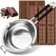 thumbnail image 1 of Olla Doble de 1200 Ml/1,1 Cuartos de Galón con 2 Moldes de Silicona para Barras de Chocolate, Olla de Acero Inoxidable para Fundir Chocolate, 1 of 5