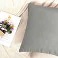 thumbnail image 5 of Holzlrgus Waterproof Decorative Throw Pillow Covers, Gray, 18" x 18",2 Pcs, 5 of 6