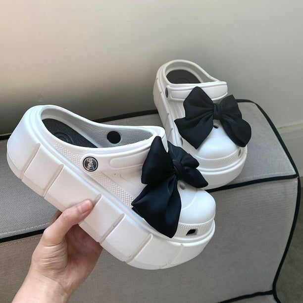 Zapatillas de plataforma para mujer, sandalias de verano con cuñas de 6cm, zuecos gruesos para exteriores, Chanclas de playa para niñas, zapatos de jardín qym unisex