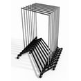 thumbnail image 2 of Whitmor Commercial Rolling Garment Z-Rack - Chrome, 2 of 6