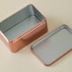 thumbnail image 2 of Bearachild Caja de lata de metal exquisita y práctica para aplicaciones amplias Latas de almacenamiento de metal rectangulares vacías Almacenamiento y organización del hogar Azul oscuro, 2 of 6