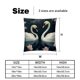 thumbnail image 5 of Juego de fundas de almohada decorativas Swan con diseños únicos para todas las ocasiones: 16 x 16, 18 x 18, 20 x 20 pulgadas (incluye 2 insertos)., 5 of 6