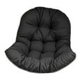 thumbnail image 4 of Cojín para silla de huevo, grueso, para patio, hamaca Negro, 4 of 9