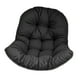 thumbnail image 4 of Cojín para silla de huevo, grueso, para patio, hamaca Negro, 4 of 9