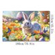 thumbnail image 3 of Cortinas para fotografía de fondo, fondo de fotografía de jardín de Pascua primaveral, fondo de valla de flores de césped verde, para Pascua, fiesta de cumpleaños, imágenes, fotos, proyector, 3 of 9