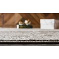 thumbnail image 2 of Unique Loom 3146487 2 x 3 ft. Geometric Trellis Frieze Rectangular Rug, Light Gray, 2 of 5