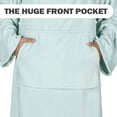 thumbnail image 4 of Tirrinia Wearable Blanket with Sleeves and Pocket for Women & Men, 70" x 50"，machine washable, 4 of 7