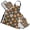 Ball And Star, variant on Gorgeous Leopard 5 Pcs Kitchen Set Heat Resistant Oven Mitts and Non-Slip Pot Holders with Adjustable Cooking Apron