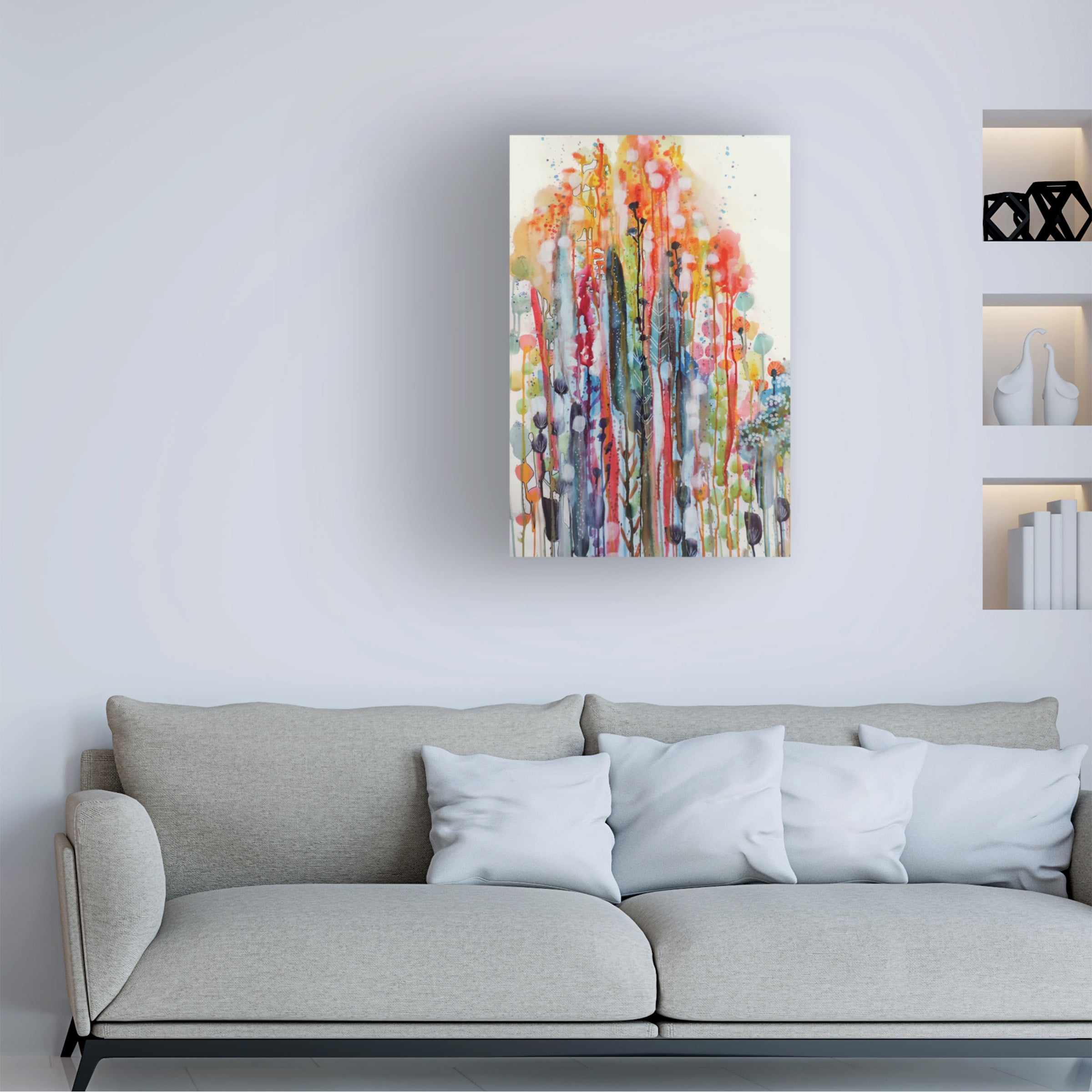 Sylvie Demers 'Petit Jardin 1' Canvas Art