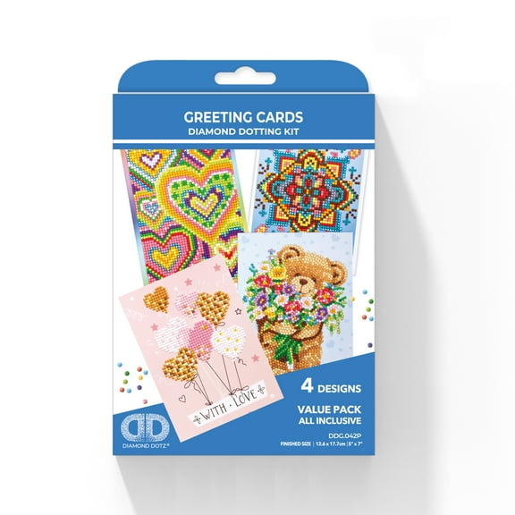 DIAMOND DOTZ® Greeting Cards Value Pack Diamond Painting Kit
