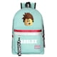 thumbnail image 2 of Mochila escolar de nailon para niños, mochila con patrón personalizado, con cremallera, para libros, 2020, 2 of 3