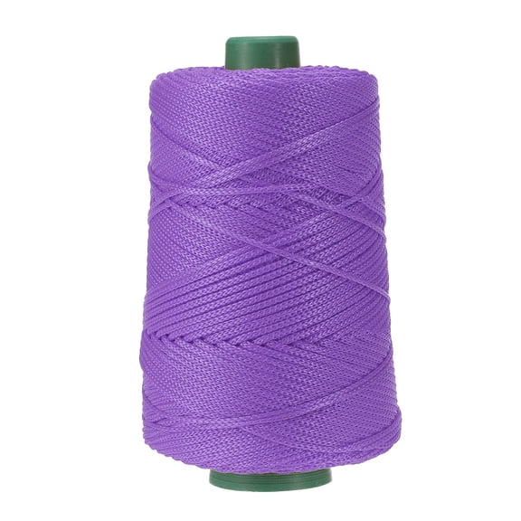 Uxcell Polyester Macrame Cord, 3mm x 219 Yards Polypropylene Cords for DIY Crafts - (Purple)