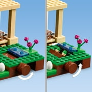 LEGO Minecraft The Red Barn Farm House Toy 21187 with Villager and Zombie Figure Plus Goat, Cow & Horse Animal Figures for Kids