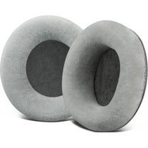 SOULWIT Professional Replacement Earpads Cushions for AKG K701, K702, Q701, Q702, K601, K612, K712 Headphones, Ear Pads with Softer Velour, High-Density Foam - Grey