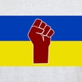 thumbnail image 3 of CafePress - Ukrainian Flag With Fist T Shirt - Men's Classic Graphic T-Shirt, 3 of 4