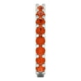 thumbnail image 4 of 1.52 ct Brilliant Round Cut Simulated Red Diamond 18K White Gold Eternity Band SZ 5, 4 of 6