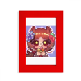 thumbnail image 1 of Squirrel France Macaroon Food Picture Display Art Red Photo Frame, 1 of 4