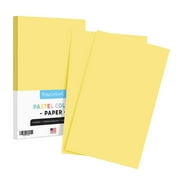 8.5 x 14” Buff Pastel Color Paper – Great for Cards and Stationery Printing | Legal, Menu Size | Lightweight 20lb Paper | 50 Sheets