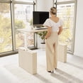 thumbnail image 2 of Stratus 60W X 30D Adjustable Standing Desk in Natural Elm Engineered Wood, 2 of 8