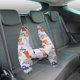 thumbnail image 3 of Almohada de viaje para el asiento trasero del coche, ideal para viajes largos por carretera, para adultos, con diseño de dinosaurio naranja., 3 of 8