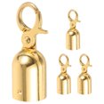 thumbnail image 1 of NIYANGLE 4 Pcs Embouts de Cordon Design Élégant en Acier Inoxydable Rond pour Usage Général, 1 of 7