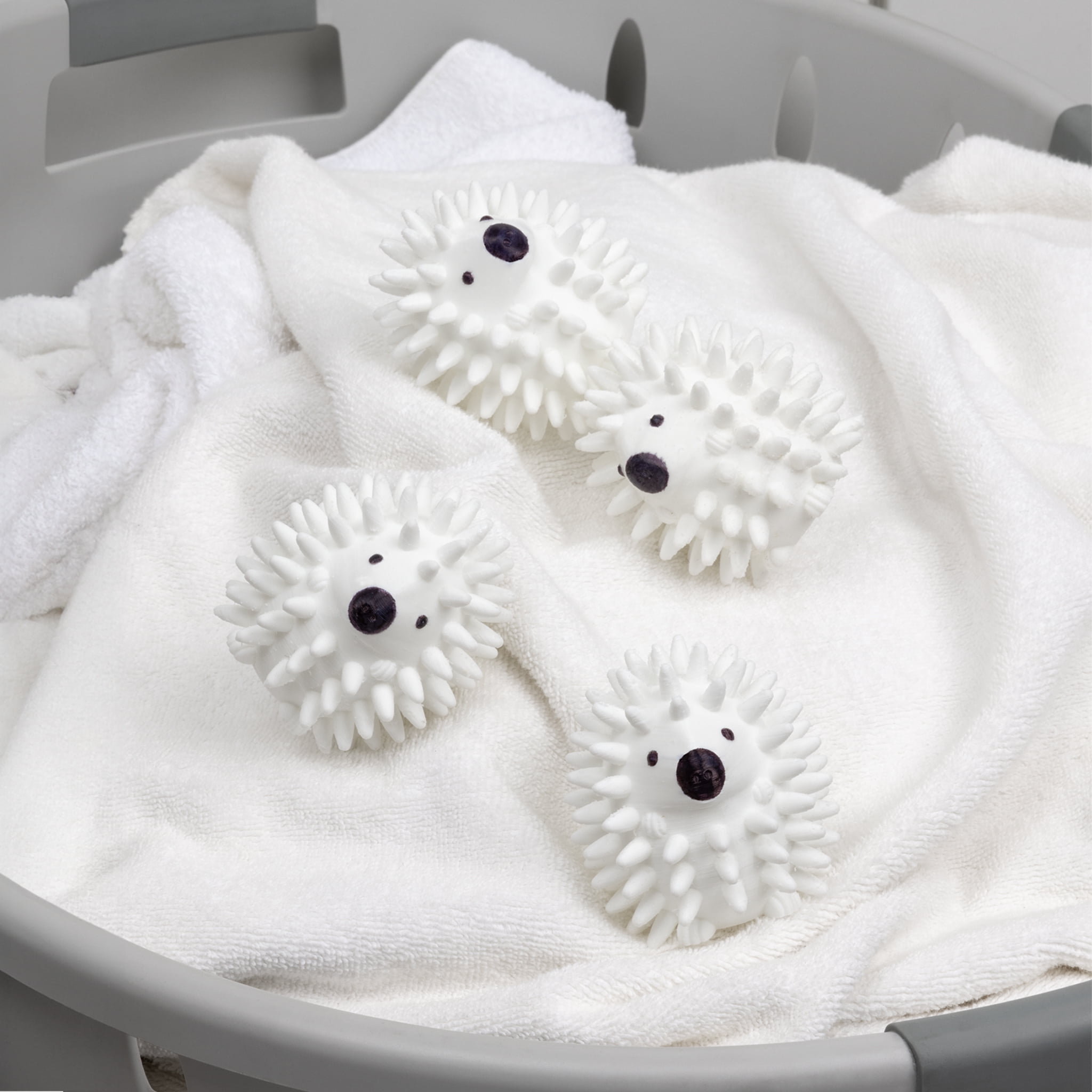 (2 pack) Mainstays Plastic Dryer Balls, Anti‑Static Tumble Design, Reusable, 4‑Count