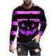 thumbnail image 1 of Blusas y camisas de manga larga y cuello redondo para hombre, estilo casual, con estampado de Halloween, de poliéster., 1 of 3