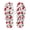 Cherry Heart, variant on Pineapple Print Flip Flops for Women Beach Comfortable Casual Yoga Mat Thong Sandal with Arch Support Ladies Lightweight Non-Slip Flats Slippers for Vacation Pool