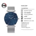 thumbnail image 4 of Reloj Hombre Analógico Hannah Martin Acero Elegante Blue, 4 of 6