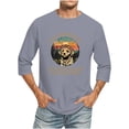 thumbnail image 1 of Qiopertar Liquidation à Moins de 5$ Hommes Imprimé Col Rond Mode Décontractée Manches Courtes Blouses Chemises en Liquidation Accès Anticipé Offres, 1 of 4